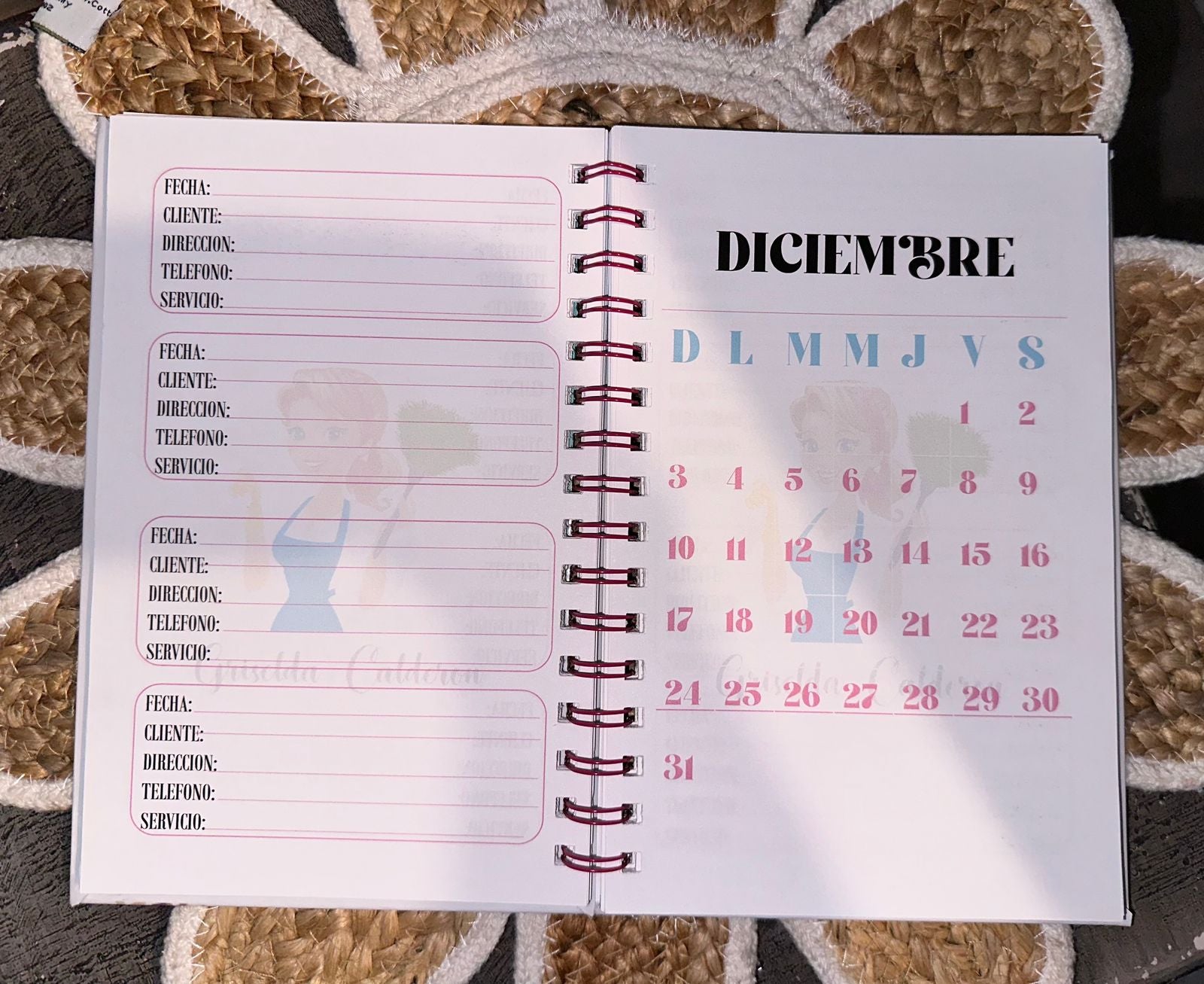 Half Letter Size Planner