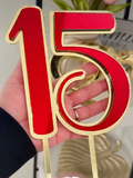 Acrylic Cake Topper
