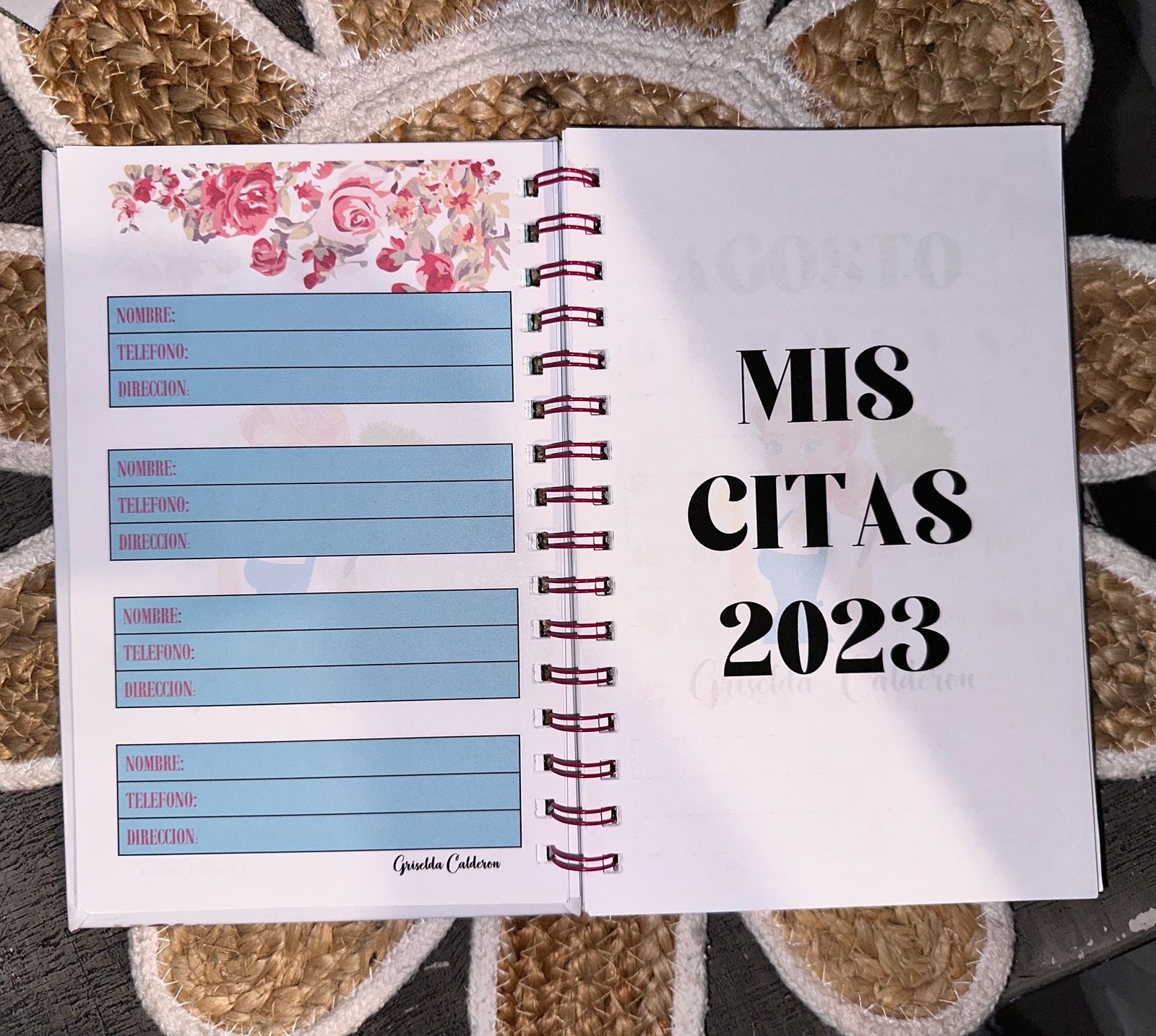 Half Letter Size Planner